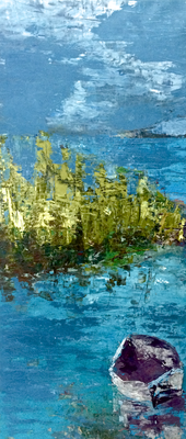 Bild No. VI  -  "Schilf"  -  90x 40cm