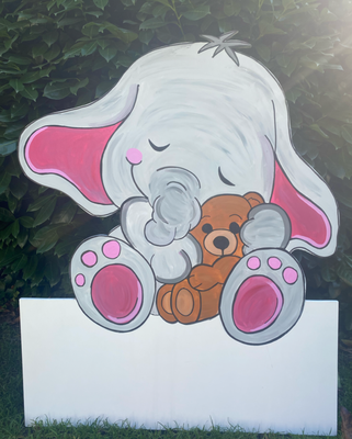 Motiv 18 Elephant mit Teddybär 