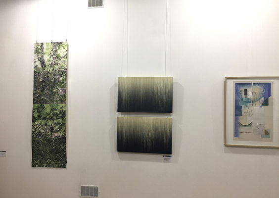 左　Masato Nagai/永井雅人　「Textures 2016」銅版画、モノタイプ　２０１６年