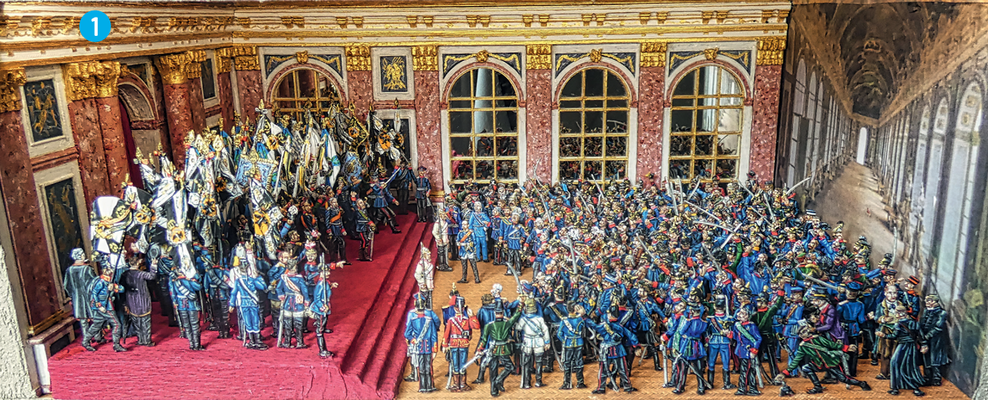 Kaiserproklamation in Versailles 18. Janaura 1871 
