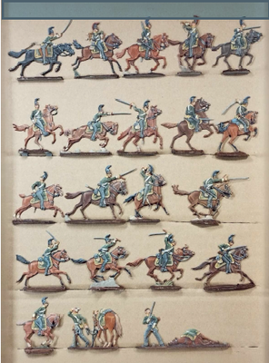 Dragonerregiment Smolensk im Angriff - 1812