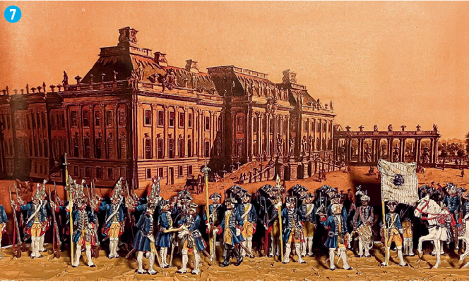 Friedrich der Große und seine Garde