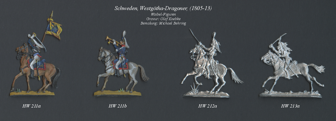 1813 - Schweden - Leibregiment Husaren - Waibel 