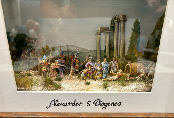 wenn Diogenes das geahnt hätte - nun hat er keine Ruhe mehr