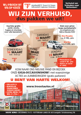 DM - Automotive Sales Event - Mailing Autobedrijf Troost Hellevoetsluis/Rotterdam - KIA