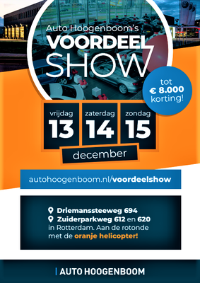 Buitenreclame - Automotive Sales Event - Auto Hoogenboom Rotterdam - Volkswagen-Audi-SEAT-ŠKODA - 207 verkochte auto's in 1 weekend - december 2019