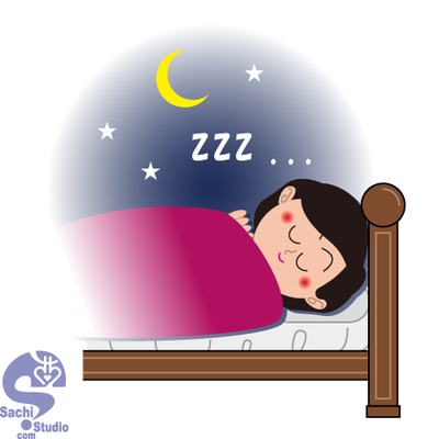 #sachi-studio　#illustration　#イラスト　#sleep　#睡眠