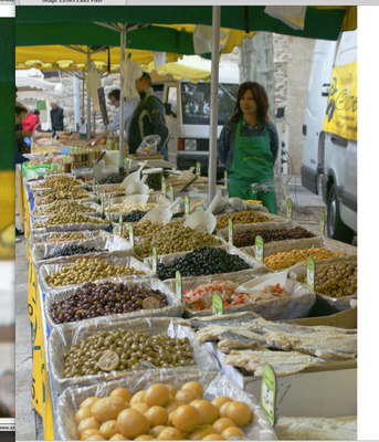 Markt in Olonzac