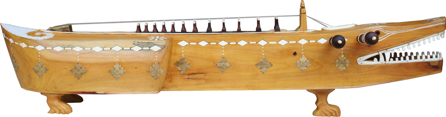 Crocodile zither. Copy from an original of the twentieth century.