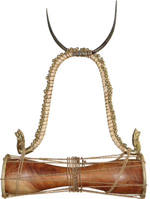 War drum. Rebuilt by Patrick Kersalé from an Angkor Wat's bas-relief.