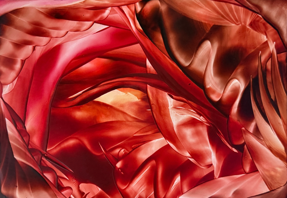 Encaustic art in opdracht gemaakt en geen fine art print van beschikbaar