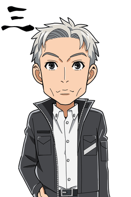 you..さん　　☆少年漫画アニメ系 4頭身グレイヘア