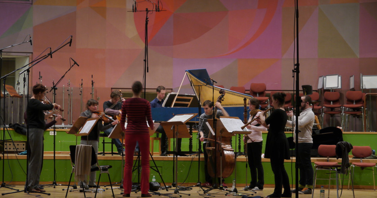 Zürcher Barockorchester. Aufnahme für Rondeau Production