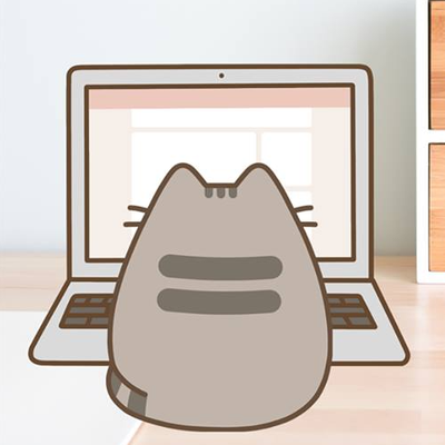 Pusheen is kinda busy answering my emails