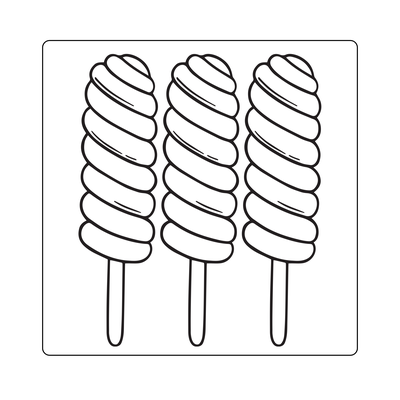 Kreative Eiskreationen - Malbuch für kleine und große Künstler