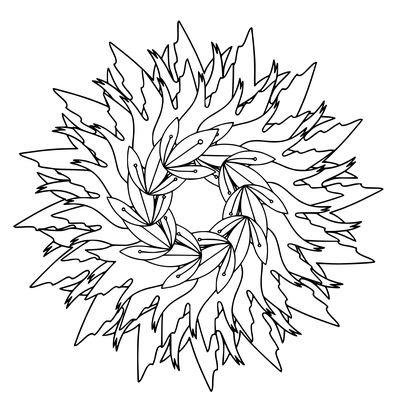 Mandala-Meditation - Malbuch - Tagebuch - Inspirierende Sprüche