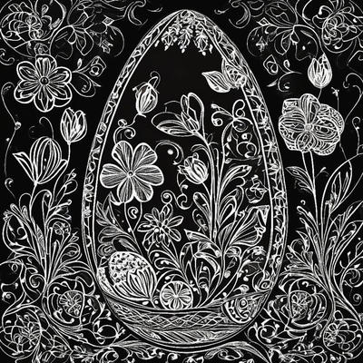 Easter Joy on Every Page - A Chalk Coloring Book