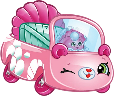 cabriolet [Shopkins] - transport - sciences et techniques - smiley émoticône émoji cartoon clipart illustration - artémotic