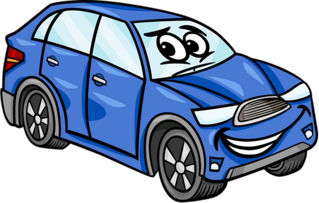 voiture - transport - sciences et techniques - smiley émoticône émoji cartoon clipart illustration - artémotic