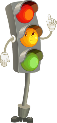 signalisation - transport - sciences et techniques - smiley émoticône émoji cartoon clipart illustration - artémotic