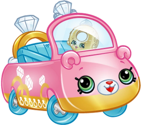 cabriolet [Shopkins] - transport - sciences et techniques - smiley émoticône émoji cartoon clipart illustration - artémotic