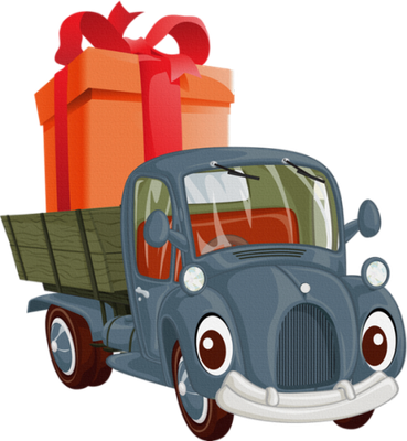 pick-up - transport - sciences et techniques - smiley émoticône émoji cartoon clipart illustration - artémotic