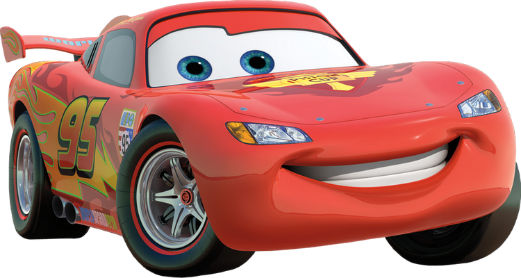 Lightning McQueen [Cars] - transport - sciences et techniques - smiley émoticône émoji cartoon clipart illustration - artémotic