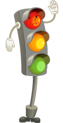 signalisation - transport - sciences et techniques - smiley émoticône émoji cartoon clipart illustration - artémotic