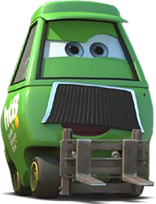 chariot élévateur [Cars] - transport - sciences et techniques - smiley émoticône émoji cartoon clipart illustration - artémotic