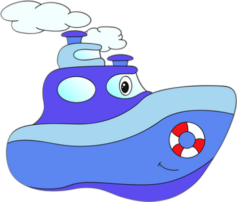 bateau - transport - sciences et techniques - smiley émoticône émoji cartoon clipart illustration - artémotic