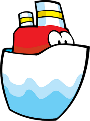 bateau - transport - sciences et techniques - smiley émoticône émoji cartoon clipart illustration - artémotic