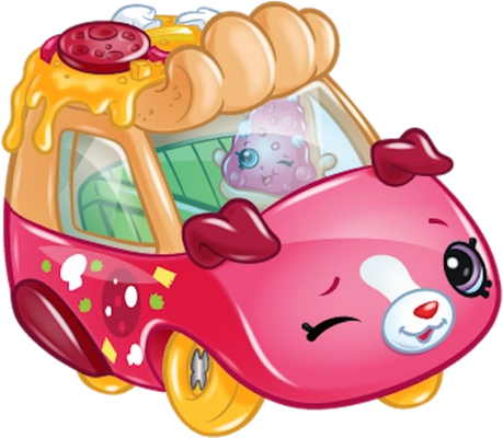 voiture [Shopkins] - transport - sciences et techniques - smiley émoticône émoji cartoon clipart illustration - artémotic