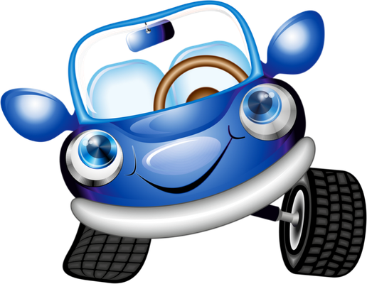 cabriolet - transport - sciences et techniques - smiley émoticône émoji cartoon clipart illustration - artémotic