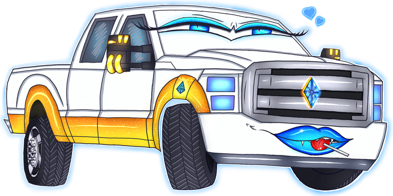pick-up - transport - sciences et techniques - smiley émoticône émoji cartoon clipart illustration - artémotic