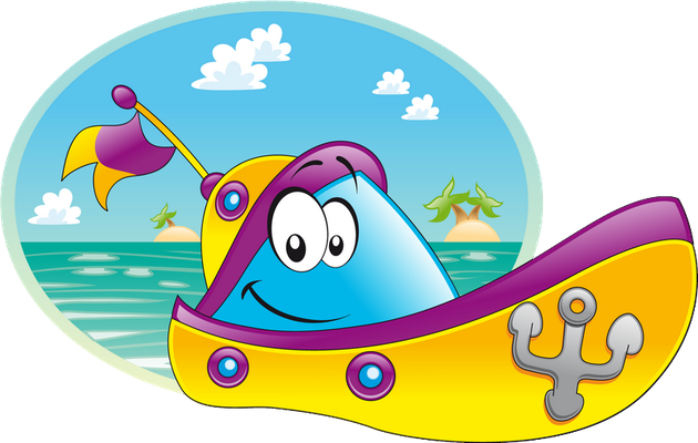 bateau - transport - sciences et techniques - smiley émoticône émoji cartoon clipart illustration - artémotic