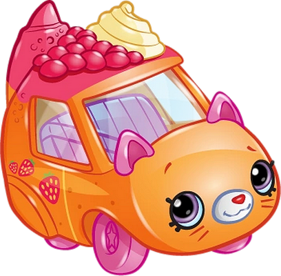 voiture [Shopkins] - transport - sciences et techniques - smiley émoticône émoji cartoon clipart illustration - artémotic