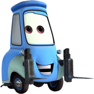 chariot élévateur [Cars] - transport - sciences et techniques - smiley émoticône émoji cartoon clipart illustration - artémotic