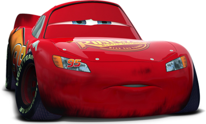 Lightning McQueen [Cars] - transport - sciences et techniques - smiley émoticône émoji cartoon clipart illustration - artémotic