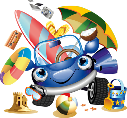 cabriolet - transport - sciences et techniques - smiley émoticône émoji cartoon clipart illustration - artémotic