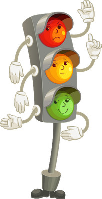 signalisation - transport - sciences et techniques - smiley émoticône émoji cartoon clipart illustration - artémotic