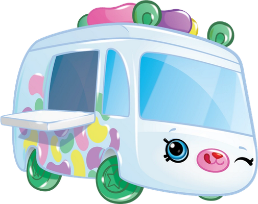 van [Shopkins] - transport - sciences et techniques - smiley émoticône émoji cartoon clipart illustration - artémotic
