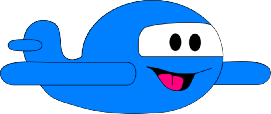 avion - transport - sciences et techniques - smiley émoticône émoji cartoon clipart illustration - artémotic
