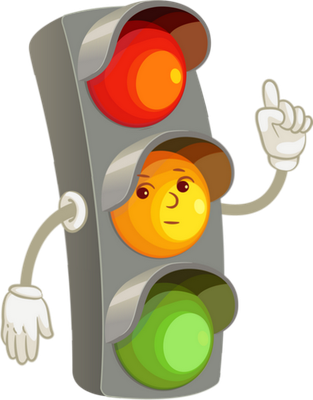 signalisation - transport - sciences et techniques - smiley émoticône émoji cartoon clipart illustration - artémotic
