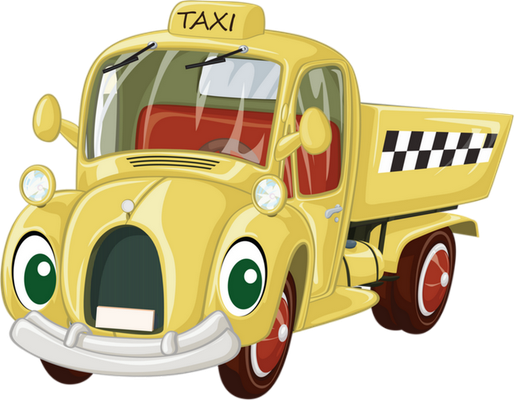 pick-up - transport - sciences et techniques - smiley émoticône émoji cartoon clipart illustration - artémotic