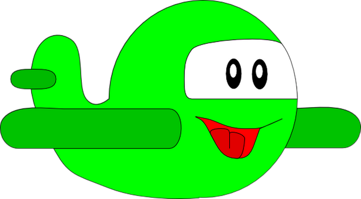avion - transport - sciences et techniques - smiley émoticône émoji cartoon clipart illustration - artémotic
