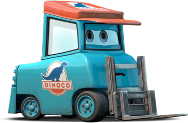 chariot élévateur [Cars] - transport - sciences et techniques - smiley émoticône émoji cartoon clipart illustration - artémotic