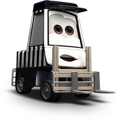 chariot élévateur [Cars] - transport - sciences et techniques - smiley émoticône émoji cartoon clipart illustration - artémotic