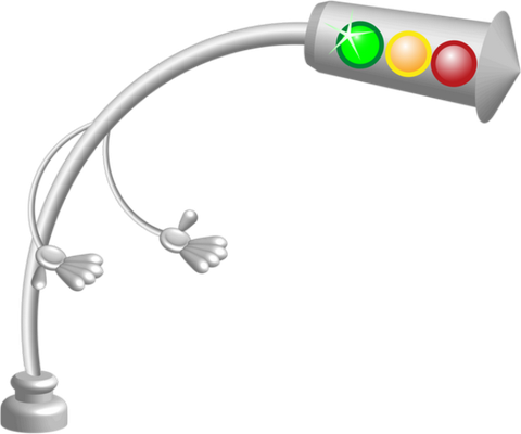 signalisation - transport - sciences et techniques - smiley émoticône émoji cartoon clipart illustration - artémotic