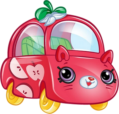 voiture [Shopkins] - transport - sciences et techniques - smiley émoticône émoji cartoon clipart illustration - artémotic