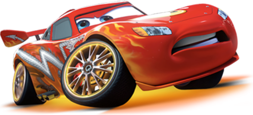 Lightning McQueen [Cars] - transport - sciences et techniques - smiley émoticône émoji cartoon clipart illustration - artémotic